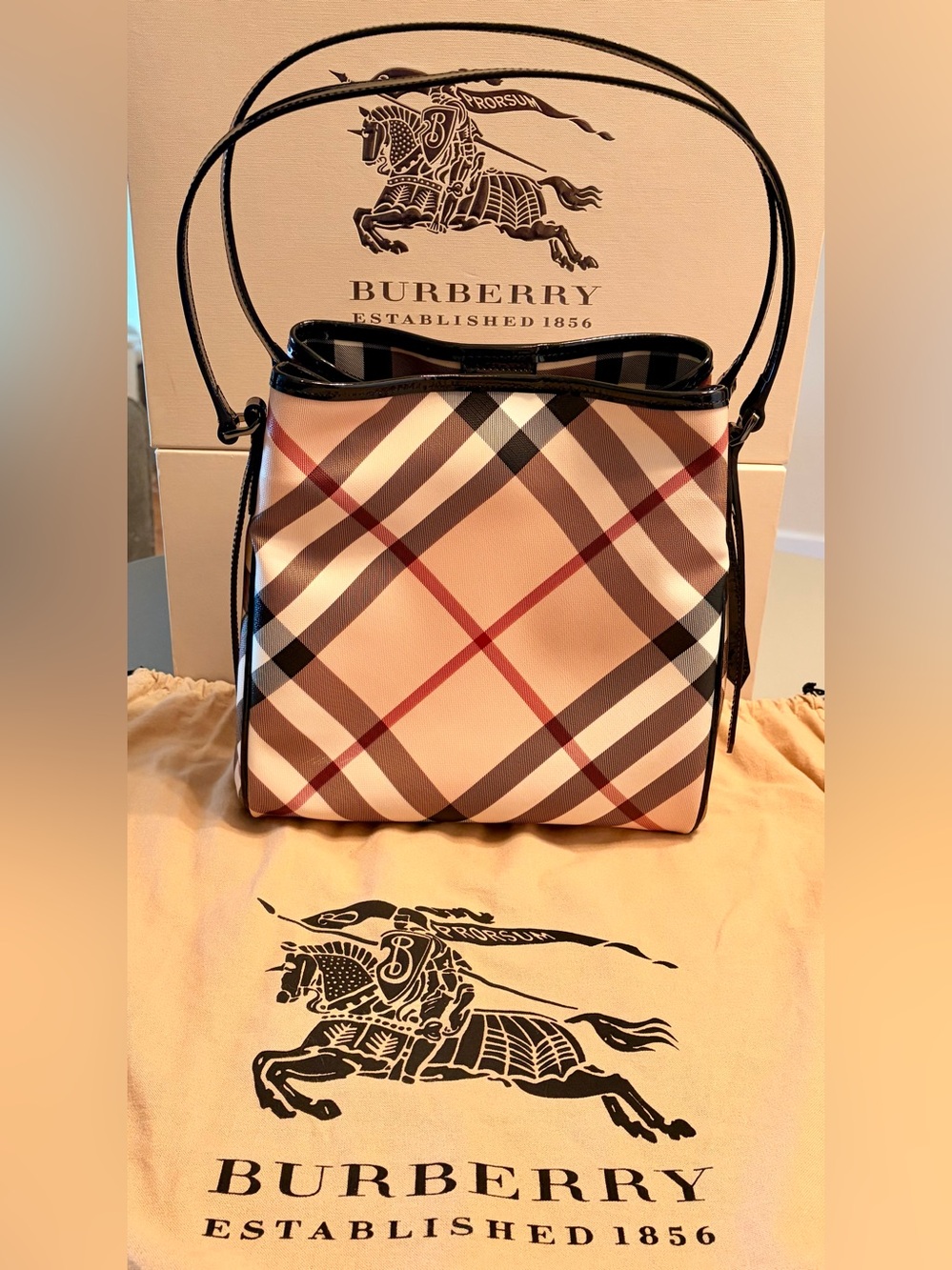 Burberry Nova Check Canterbury Tote